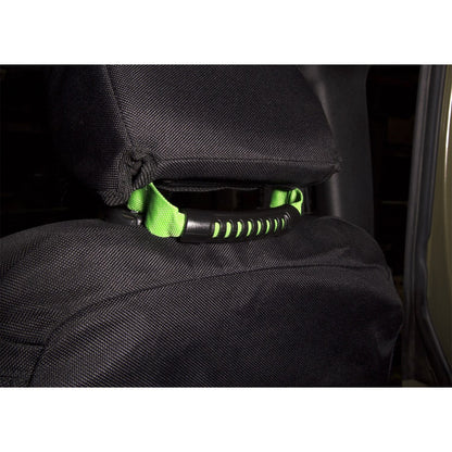 RUGGED RIDGE | 13305.19 | Seat Mount Grab Handle, Green; 07-17 Jeep Wrangler