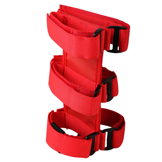 RUGGED RIDGE | 13305.2 | Rugged Ridge 55-16 Wrangler Holder Red Fire Extinguisher Sport Bar