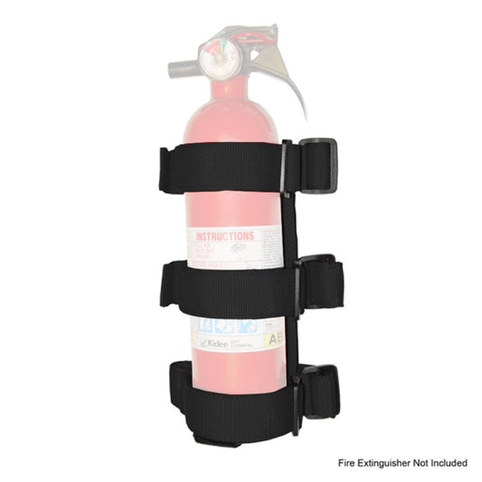 RUGGED RIDGE | 13305.21 | Rugged Ridge Fire Extinguisher Holder, Sport Bar, Black; 55-19 Jeep Cj/Wrangler/Gladiator