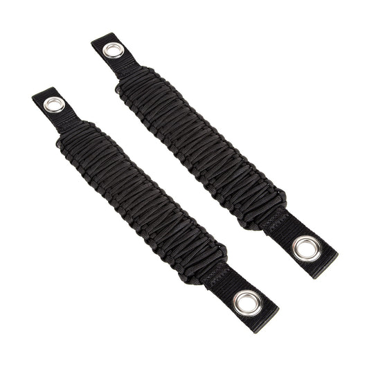 RUGGED RIDGE | 13305.82 | Paracord A-Pillar/Seat Mount Handle, Black; 07-18 Jeep Wrangler Jk