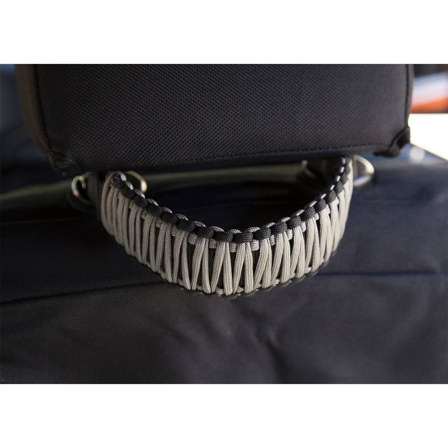 RUGGED RIDGE | 13305.83 | Paracord A-Pillar/Seat Mount Handle, Gray; 07-18 Jeep Wrangler Jk