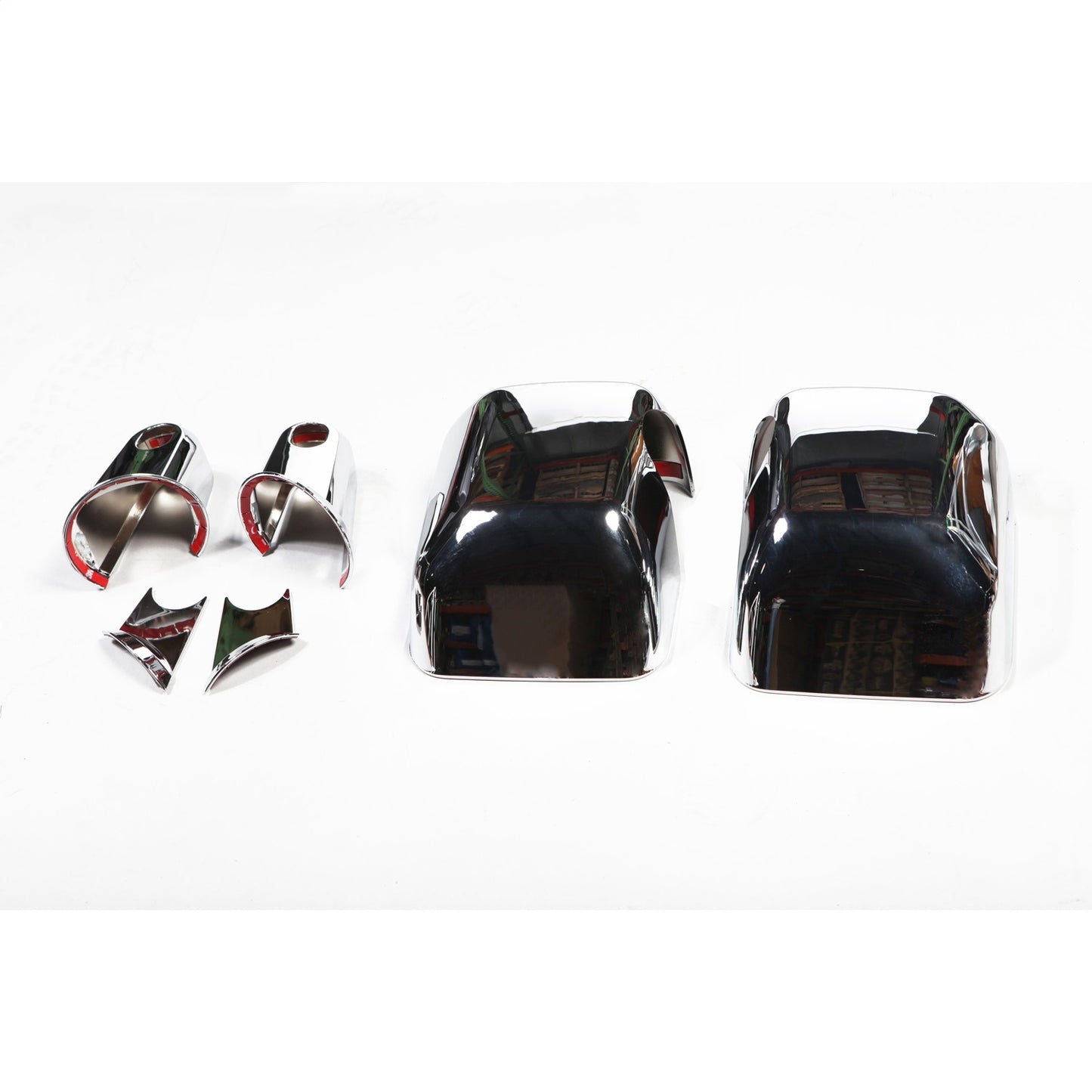 RUGGED RIDGE | 13311.03 | 07-16 Wrangler Mirror Cover Kit,Chrome Four Piece