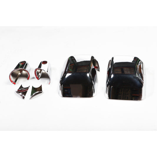 RUGGED RIDGE | 13311.03 | 07-16 Wrangler Mirror Cover Kit,Chrome Four Piece