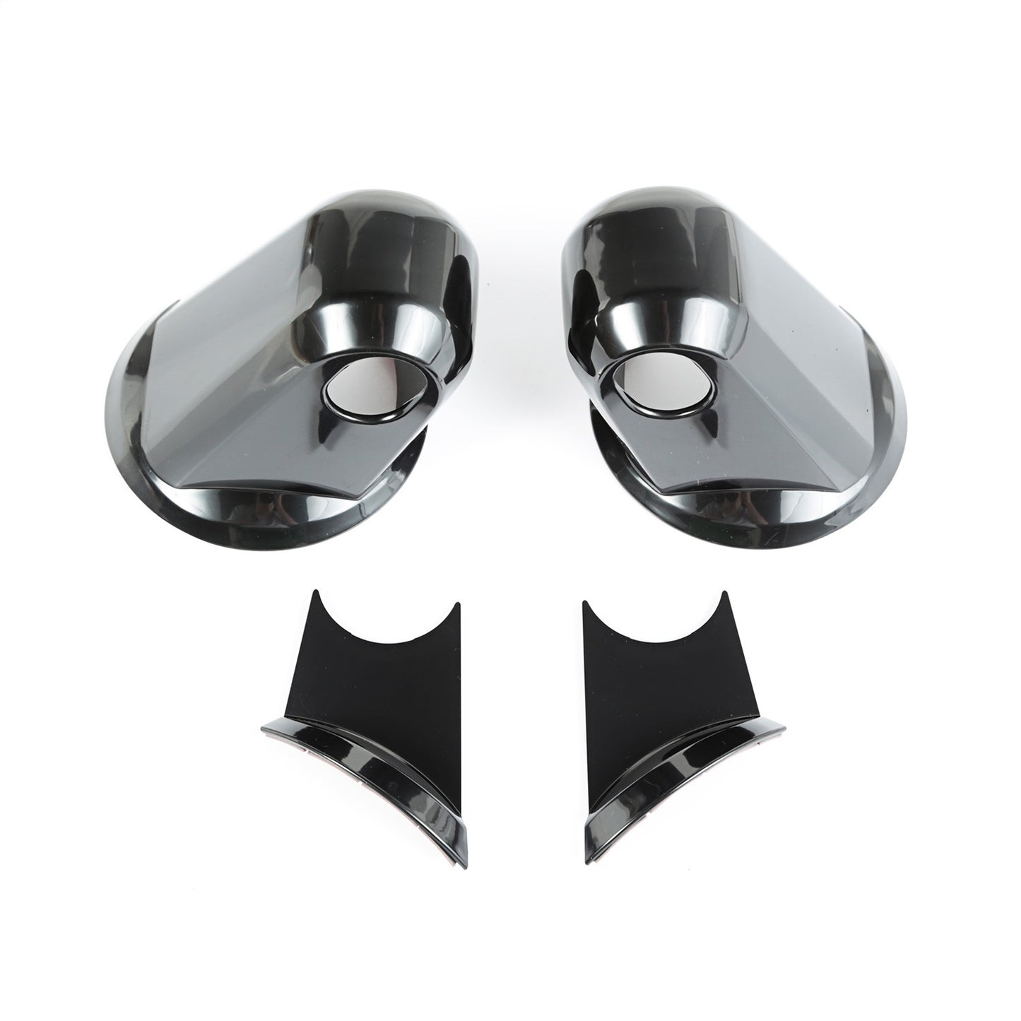 RUGGED RIDGE | 13311.05 | Mirror Arm Covers, Black, Paintable; 07-17 Jk
