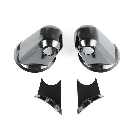 RUGGED RIDGE | 13311.05 | Mirror Arm Covers, Black, Paintable; 07-17 Jk