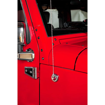 RUGGED RIDGE | 13311.26 | Antenna Base Cover,Chrome, 07-16 Jeep Wrangler(Jk)