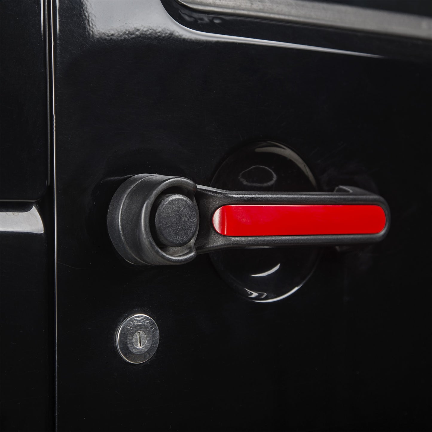 RUGGED RIDGE | 13311.45 | 07-16 Wrangler Jk Door Handle Inserts, Red