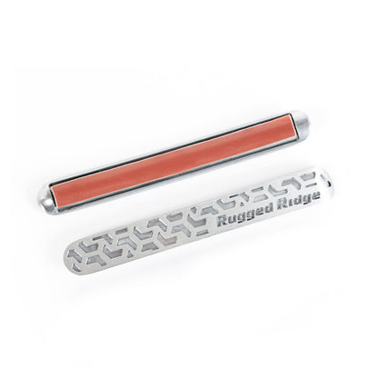 RUGGED RIDGE | 13311.5 | Door Handle Inserts, Brushed Tread, 2-D; 07-17 Jk