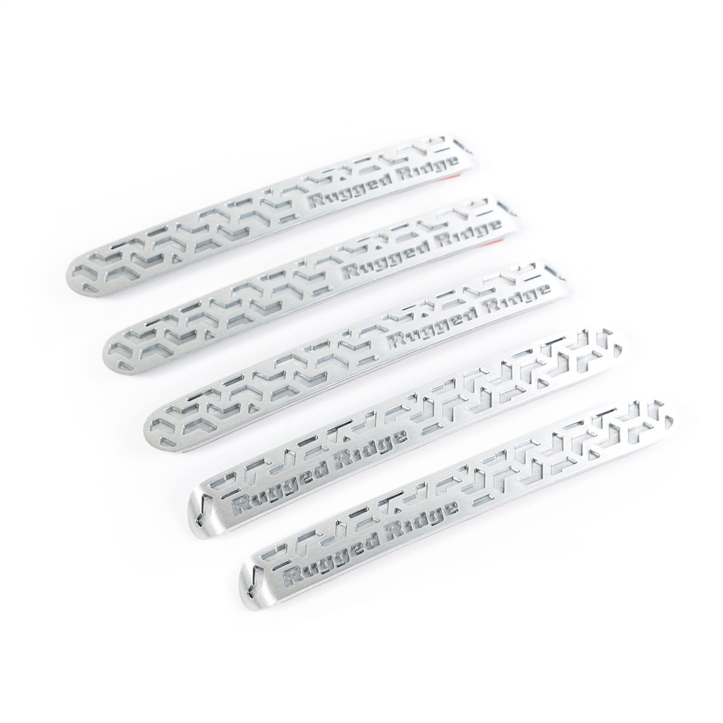RUGGED RIDGE | 13311.51 | Door Handle Inserts, Brushed Tread, 4-D; 07-17 Jku