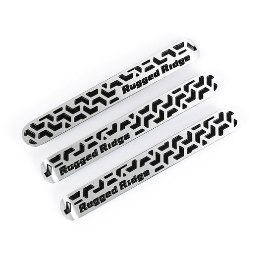 RUGGED RIDGE | 13311.52 | Door Handle Inserts, Contrast Tread; 07-17 Jk, 2-D