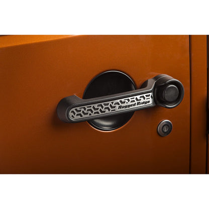 RUGGED RIDGE | 13311.53 | Door Handle Inserts, Contrast Tread; 07-17 Jku, 4D