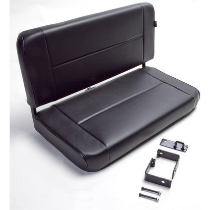 RUGGED RIDGE | 13461.01 | Standard Rear Seat, Black, 55-95 Jeep Cj & Wrangler