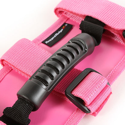 RUGGED RIDGE | 13505.01 | Ultimate Grab Handle Kit, Pink; 55-19 Jeep Cj/Wrangler/Gladiator