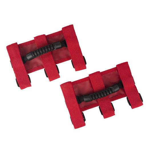 RUGGED RIDGE | 13505.03 | Ultimate Grab Handle Kit, Red; 55-C Jeep Cj/Wrangler/Gladiator