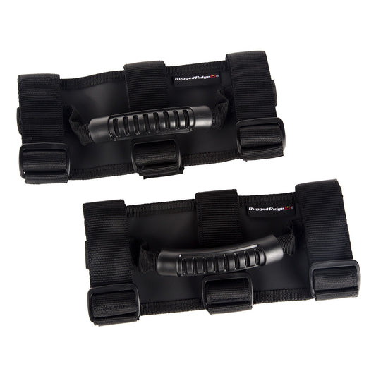 RUGGED RIDGE | 13505.04 | Ultimate Grab Handle Kit, Black; 55-19 Jeep Cj/Wrangler/Gladiator