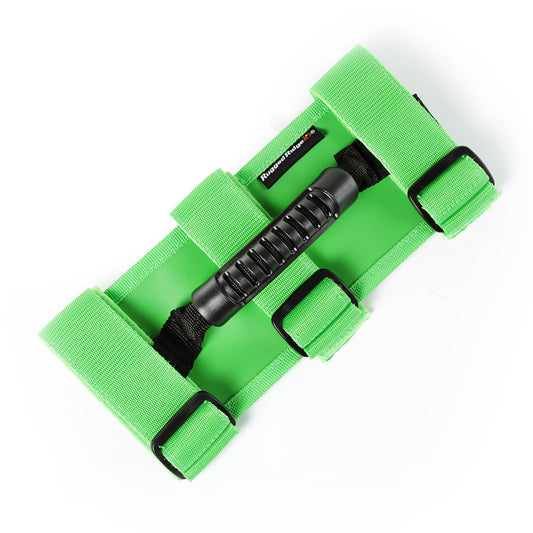 RUGGED RIDGE | 13505.05 | Ultimate Grab Handle Kit, Green; 55-19 Jeep Cj/Wrangler/Gladiator
