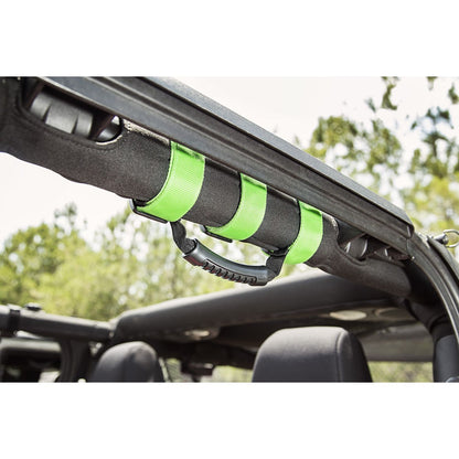 RUGGED RIDGE | 13505.05 | Ultimate Grab Handle Kit, Green; 55-19 Jeep Cj/Wrangler/Gladiator