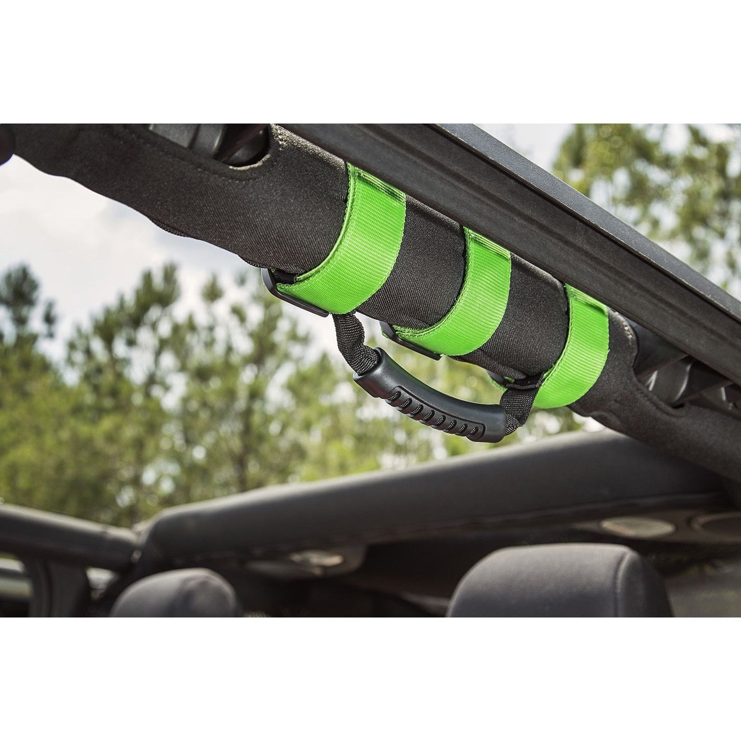 RUGGED RIDGE | 13505.05 | Ultimate Grab Handle Kit, Green; 55-19 Jeep Cj/Wrangler/Gladiator