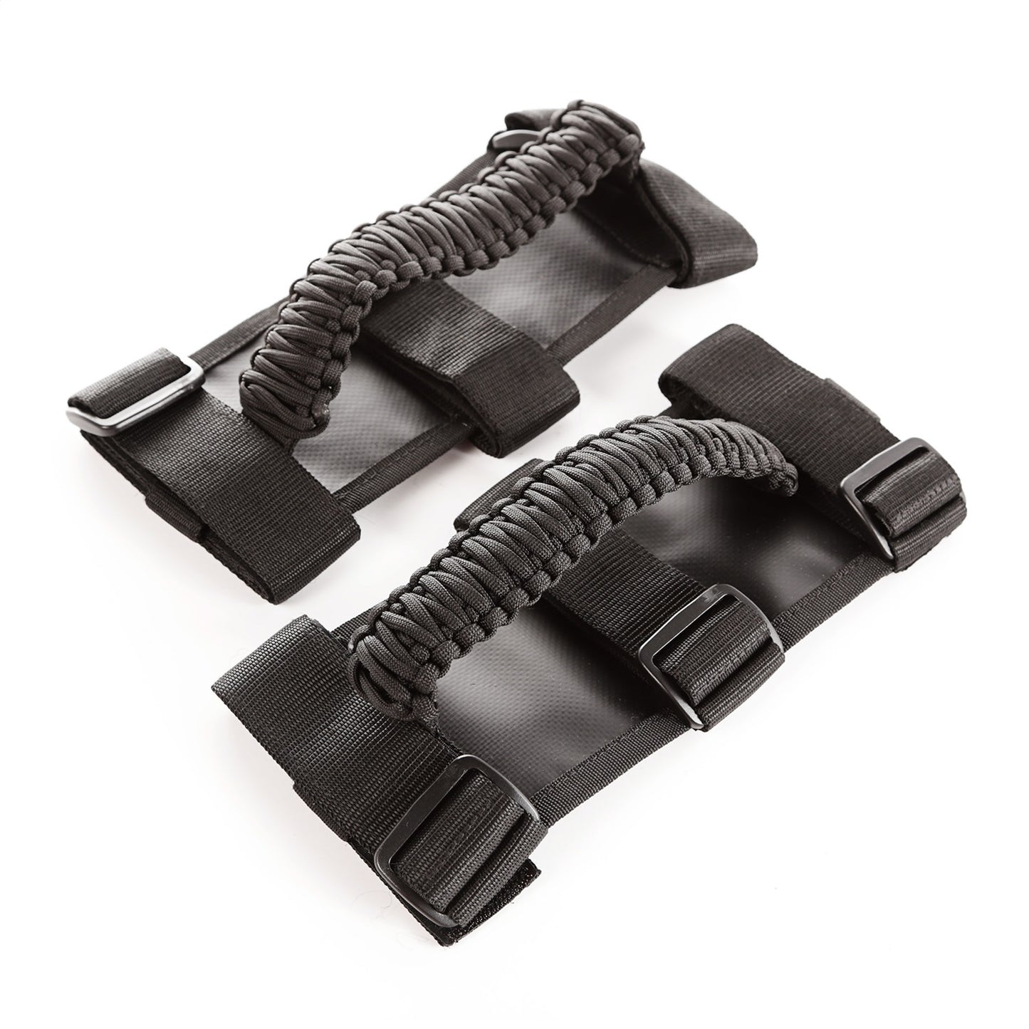 RUGGED RIDGE | 13505.3 | Grab Handle Kit, Paracord, Black/Black; 55-19  Jeep Cj/Wrangler/Gladiator