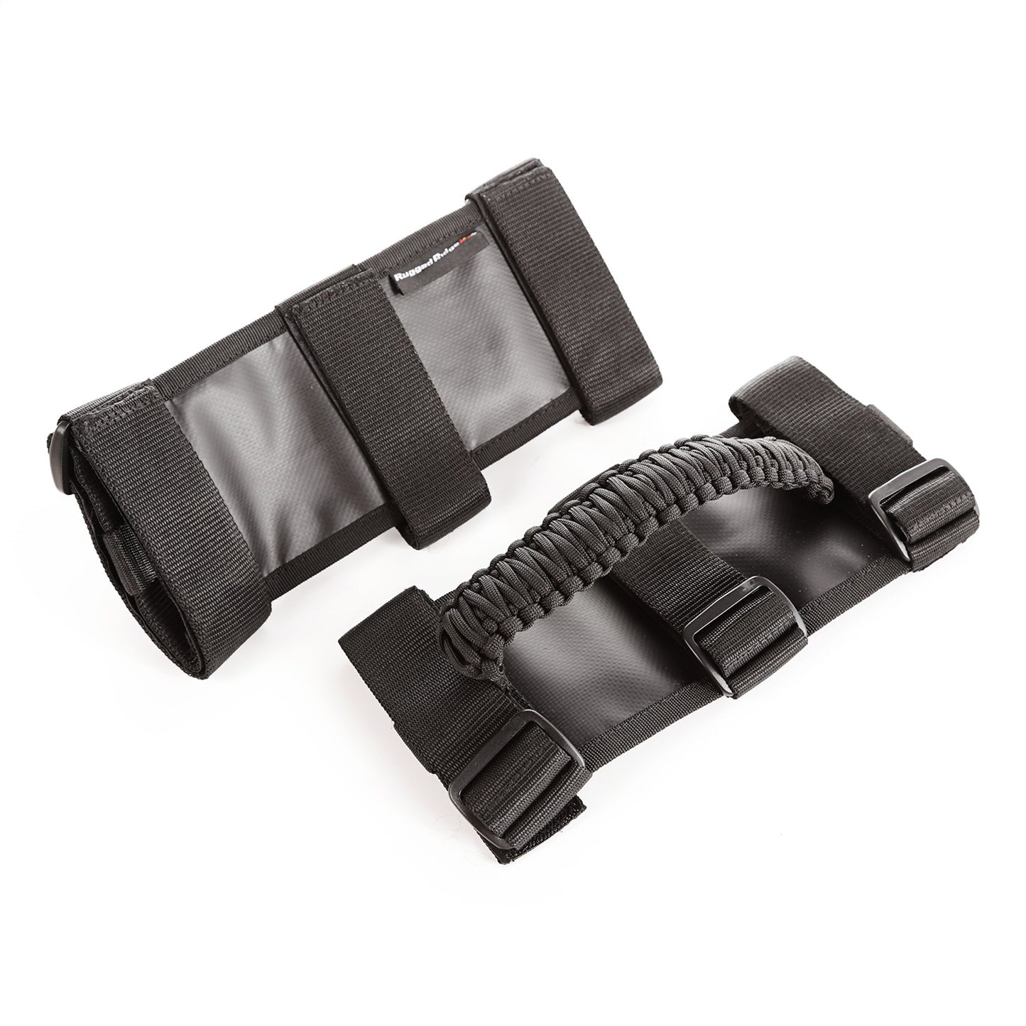 RUGGED RIDGE | 13505.3 | Grab Handle Kit, Paracord, Black/Black; 55-19  Jeep Cj/Wrangler/Gladiator