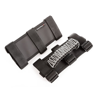 RUGGED RIDGE | 13505.32 | Paracord Grab Handles, Gray/Black, Pair