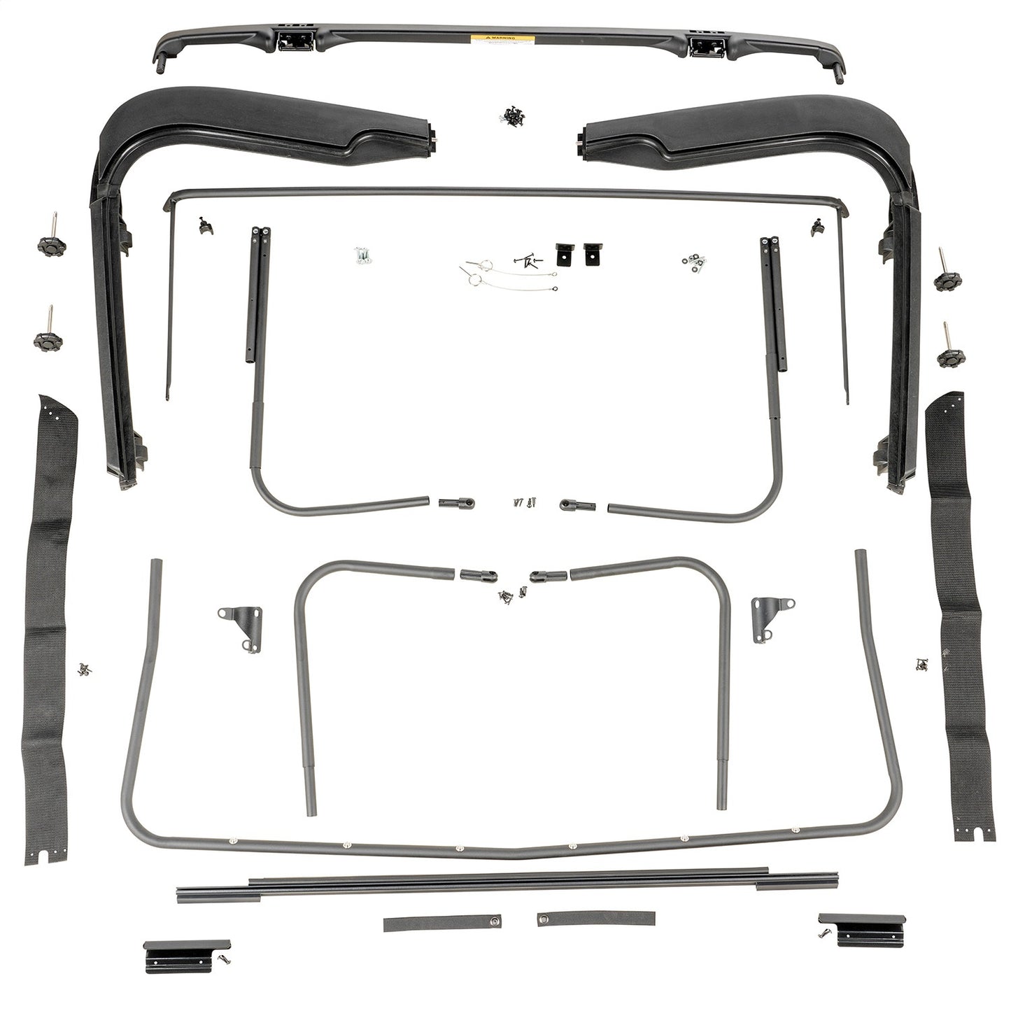 RUGGED RIDGE | 13510.03 | Factory Soft Top Hardware; 97-06 Jeep Wrangler Tj