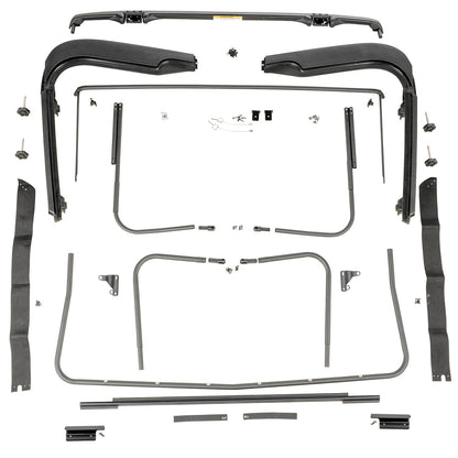RUGGED RIDGE | 13510.03 | Factory Soft Top Hardware; 97-06 Jeep Wrangler Tj