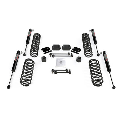TeraFlex | 18-Up Wrangler JL 2 Door 2.5 Inch Coil Spring Base Lift Kit & 9550 VSS Twin-Tube Shocks TeraFlex | 1354252