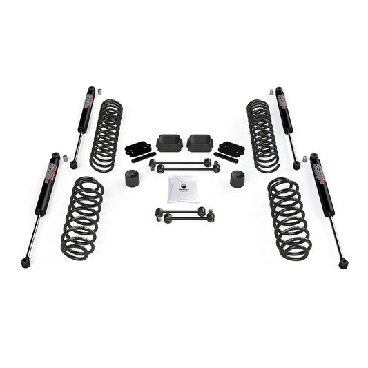 TeraFlex | 18-Up Wrangler JL 2 Door 2.5 Inch Coil Spring Base Lift Kit & 9550 VSS Twin-Tube Shocks TeraFlex | 1354252