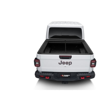 RUGGED RIDGE | 13550.31 | Armis Retractable Locking Bed Covr W/Trail Rails; 20 Jeep Gladiator Jt