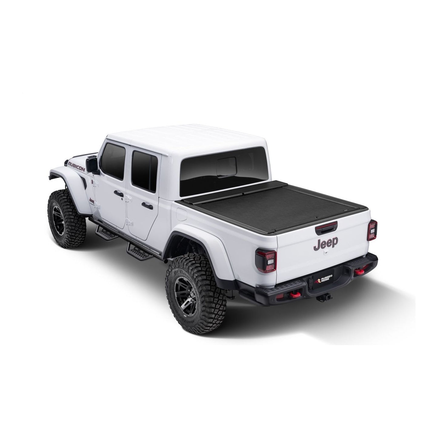RUGGED RIDGE | 13550.31 | Armis Retractable Locking Bed Covr W/Trail Rails; 20 Jeep Gladiator Jt