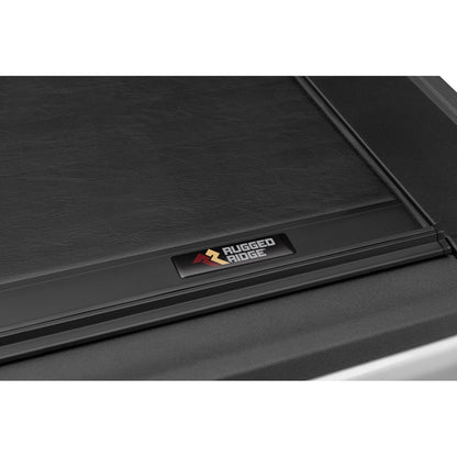 RUGGED RIDGE | 13550.31 | Armis Retractable Locking Bed Covr W/Trail Rails; 20 Jeep Gladiator Jt
