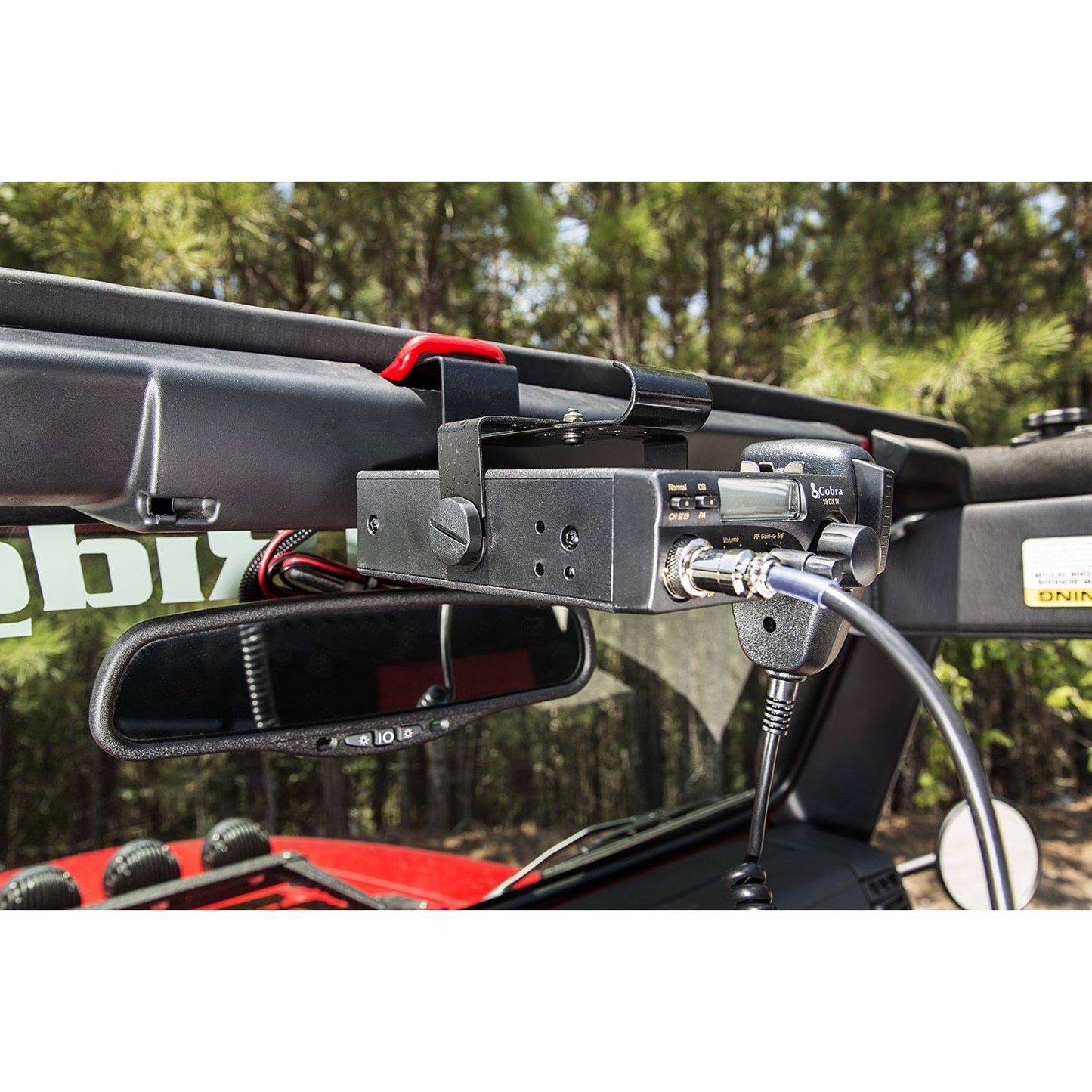 RUGGED RIDGE | 13551.07 | Cb Radio Mount, Windshield; 03-06 Wrangler Tj/Lj