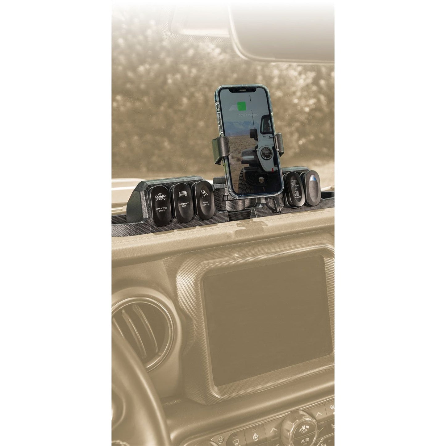 RUGGED RIDGE | 13551.29 | 18-C Wrangler Jl/20-C Gladiator Dash Mount Pod W/Switches