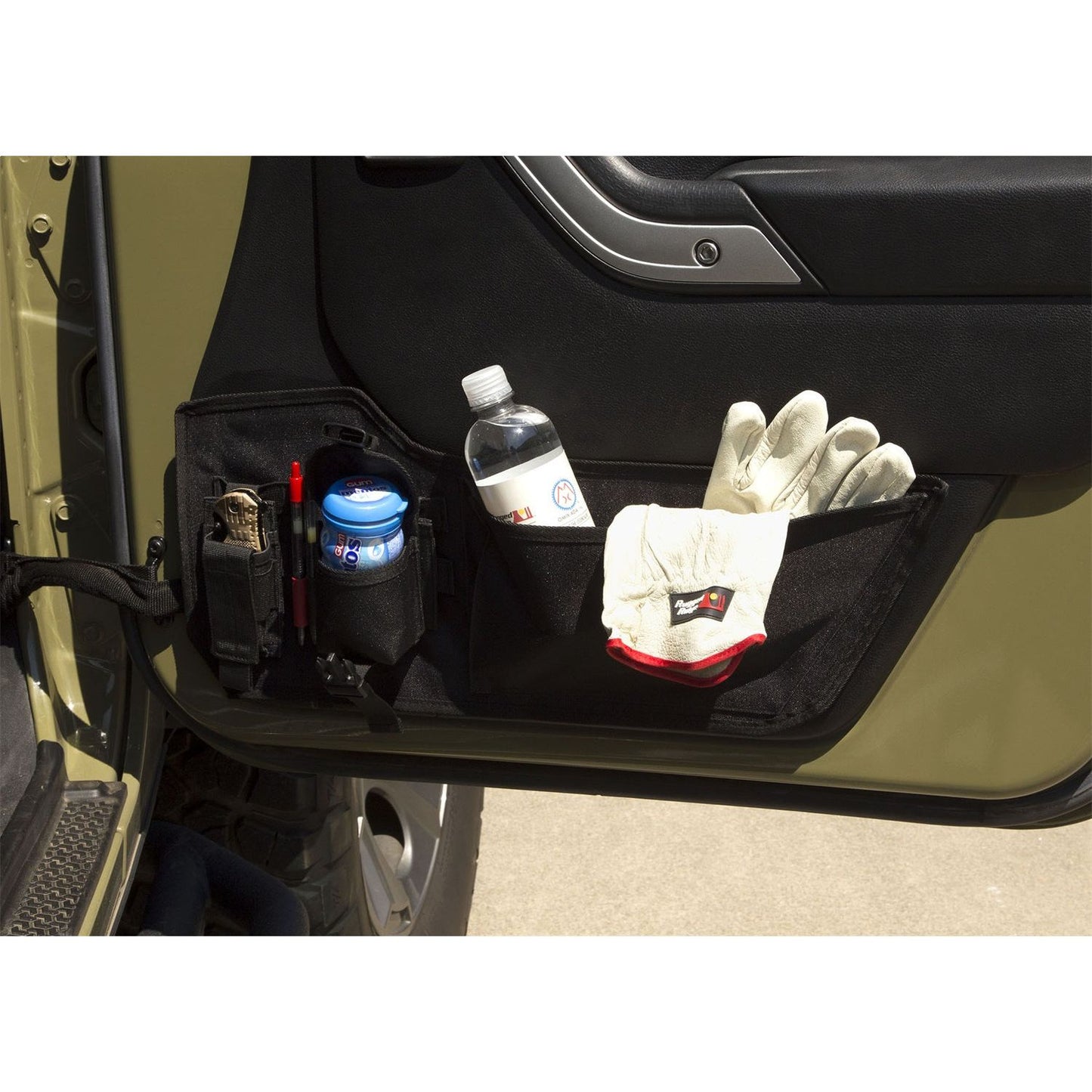 RUGGED RIDGE | 13551.75 | Door Storage Panel, Pair, W/Pouches; 11-18 Jk