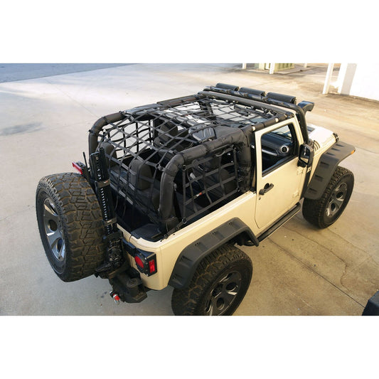 RUGGED RIDGE | 13552.7 | 07-15 Jeep 2-Door Wrangler Cargo Net Black