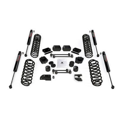 TeraFlex | 18-Up Wrangler JL 2 Door 3.5 Inch Coil Spring Base Lift Kit & 9550 VSS Twin-Tube Shocks TeraFlex | 1356052