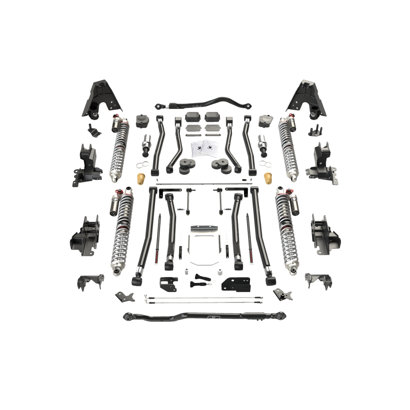 TeraFlex | 18-Up Wrangler JL 4 Door Alpine RT Coilover Suspension System - 392 - F44/R44 TeraFlex | 1357006