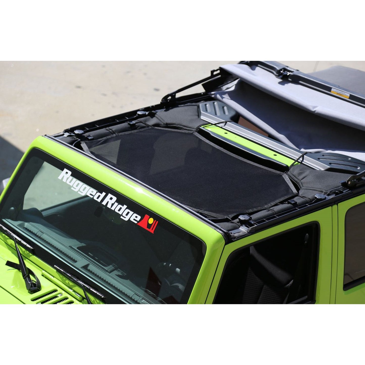 RUGGED RIDGE | 13579.04 | Eclipse Sun Shade,Black, 07-16 Jeep Wrangler(Jk)