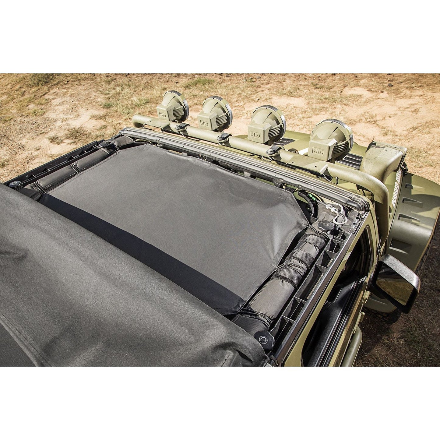 RUGGED RIDGE | 13579.15 | Total Eclipse Shade, Soft Top, 07-18 Jeep Wrangler