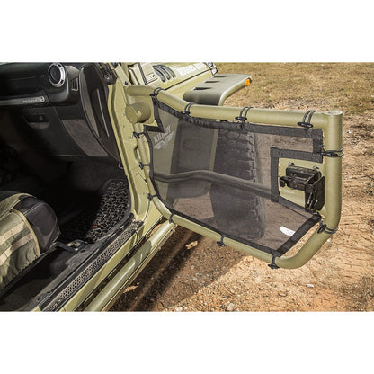 RUGGED RIDGE | 13579.5 | Tube Door Covers, Front Pair, Black; 07-18 Jk/Jku