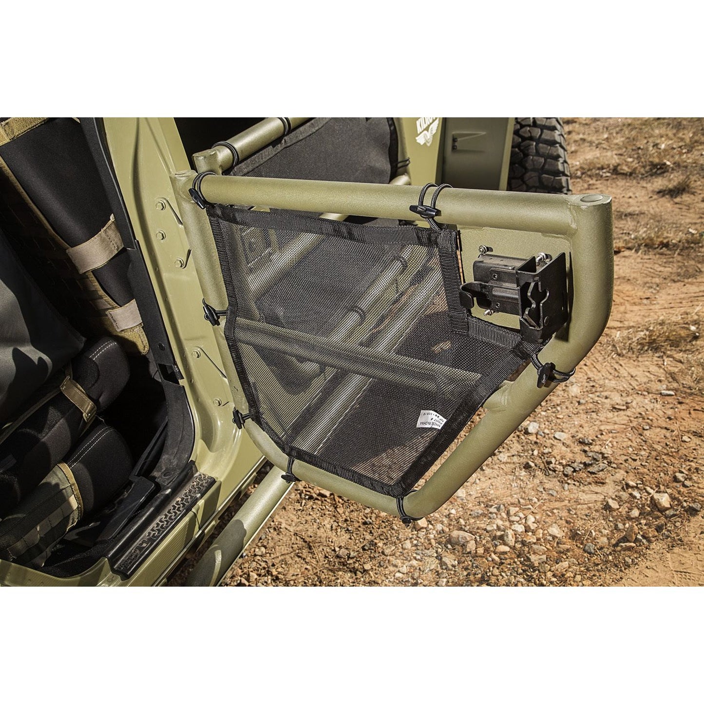 RUGGED RIDGE | 13579.51 | Tube Door Covers, Rear Pair, Black; 07-18 Jku