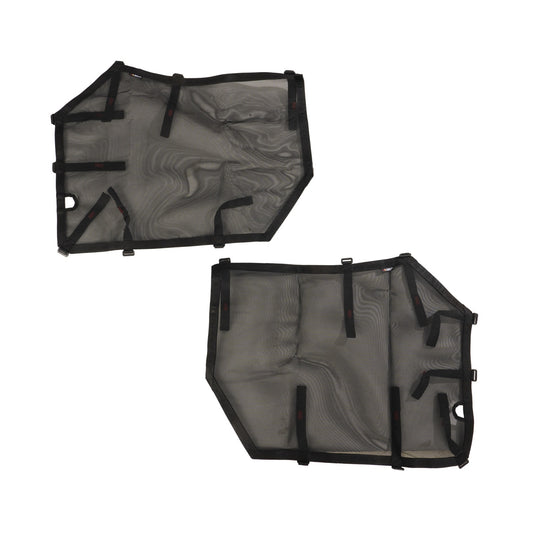 RUGGED RIDGE | 13579.56 | Fortis Tube Door Covers, Front Set, Black; 07-18 Jeep Wrangler Jk