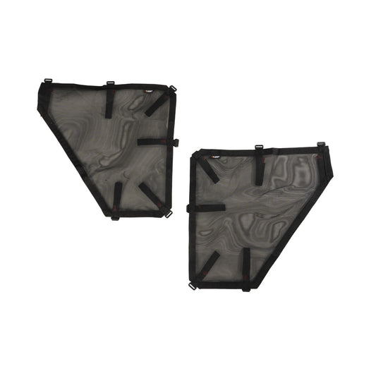 RUGGED RIDGE | 13579.57 | Fortis Tube Door Covers, Rear Set, Black; 07-18 Jeep Wrangler Jku