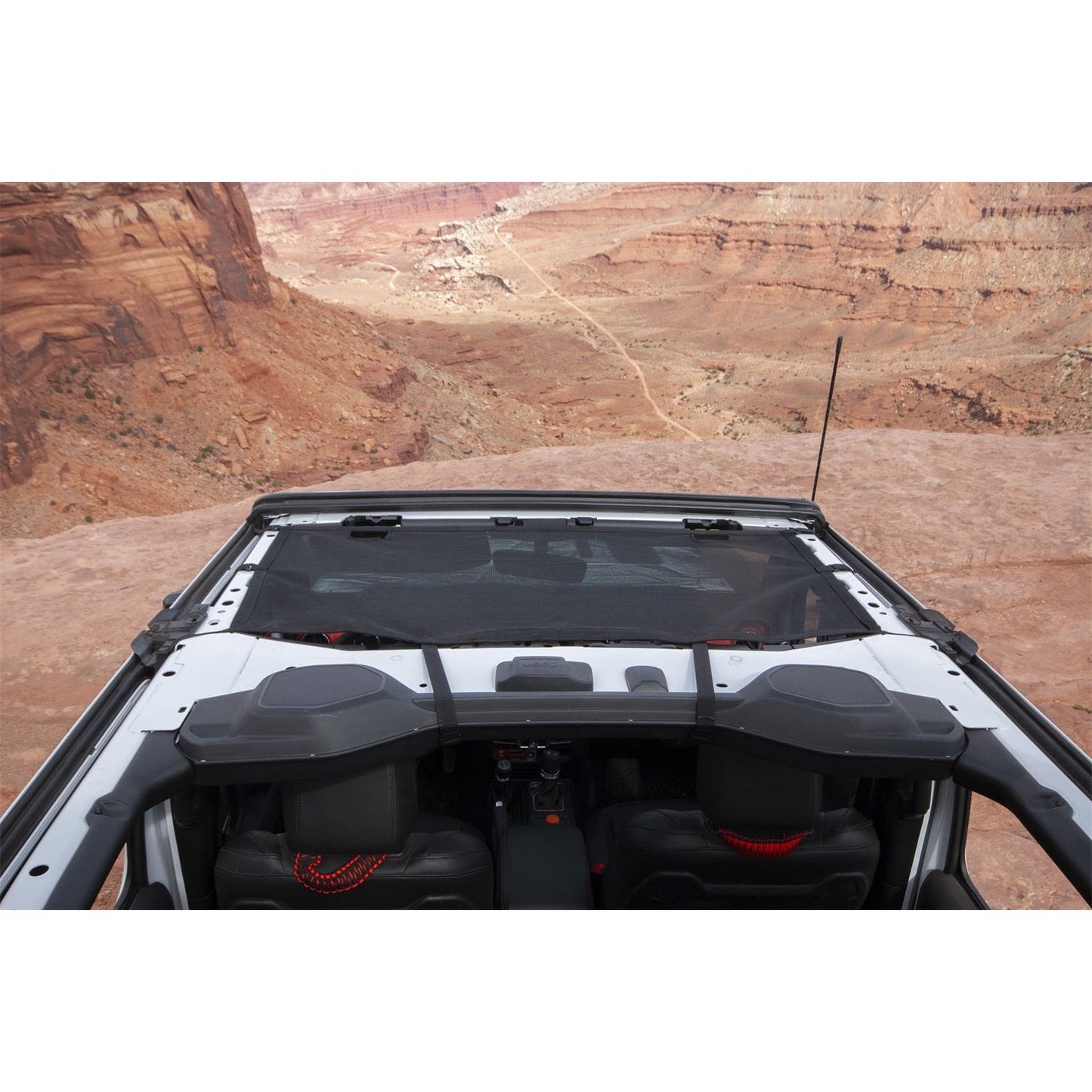 RUGGED RIDGE | 13579.72 | Eclipse Sun Shade, Front, Black, 18-C Jeep Wrangler Jl/Jlu