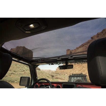 RUGGED RIDGE | 13579.72 | Eclipse Sun Shade, Front, Black, 18-C Jeep Wrangler Jl/Jlu