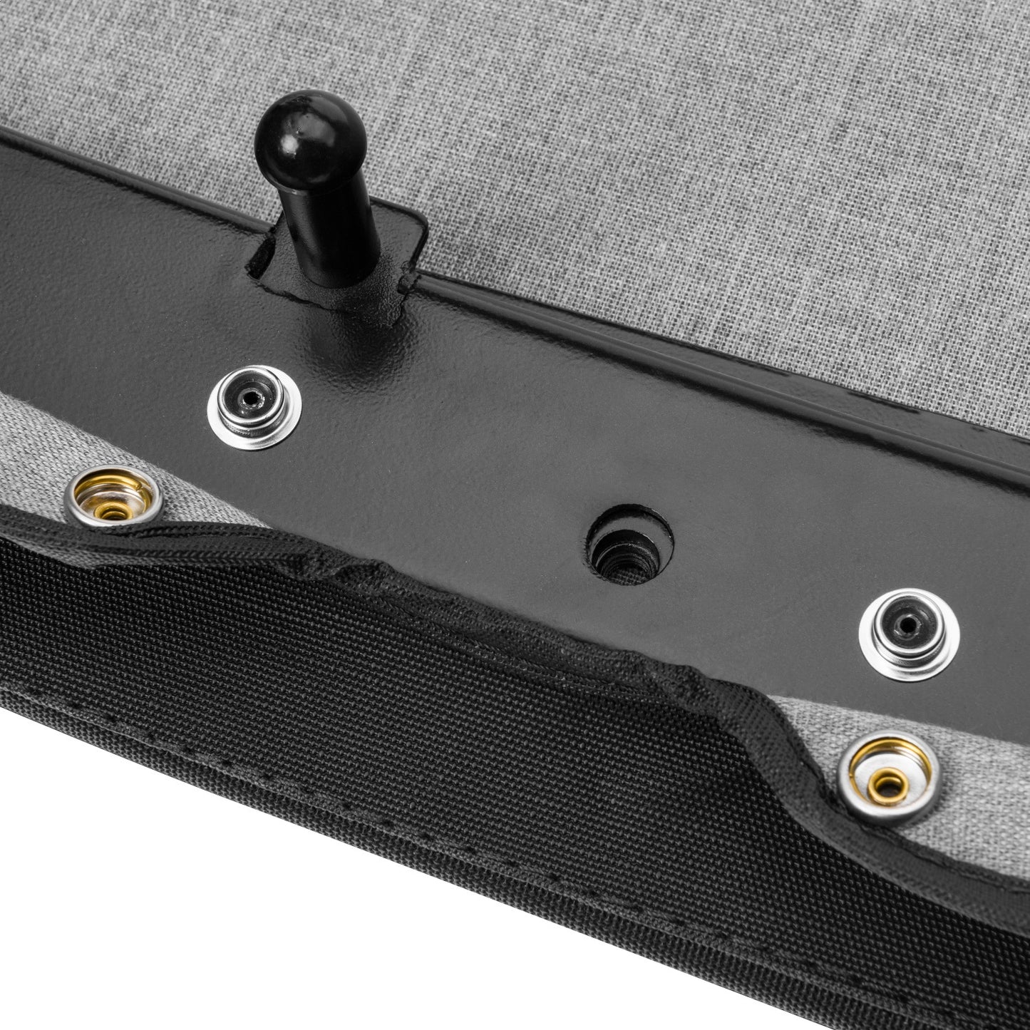 RUGGED RIDGE | 13594.35 | Savannah Brief Top Black Diamond S.Cloth; 18-Current Jeep Wrangler Jlu
