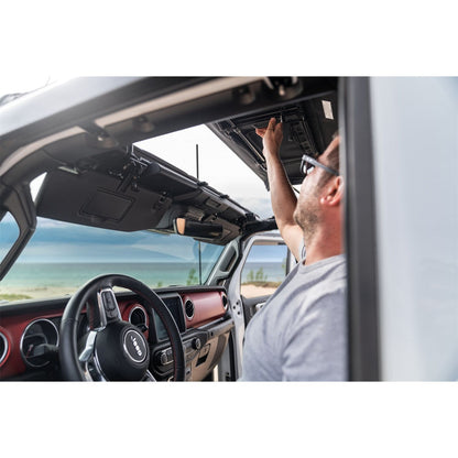 RUGGED RIDGE | 13595.14 | 20-C Gladiator Launch Edition/Overland/Rubicon/Sport/Sport S Frameless Soft Top Black Diamond