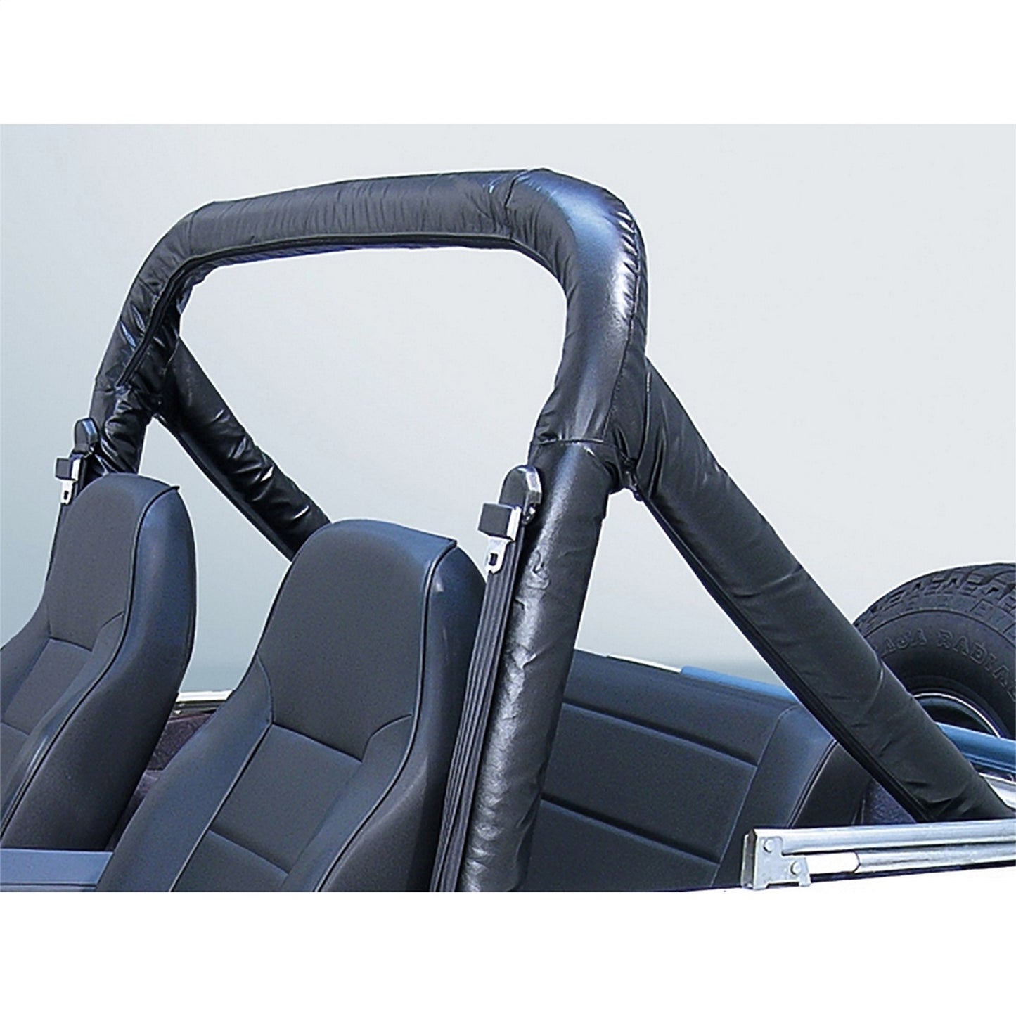 RUGGED RIDGE | 13610.01 | Roll Bar Cover Kit,76-91 Jeep Cj & Wrangler,Black