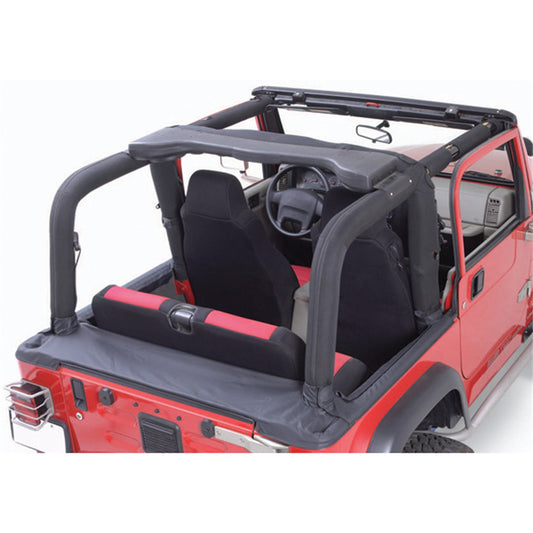 RUGGED RIDGE | 13611.15 | Roll Bar Cover Kit (Full Kit), 92-95 Jeep Wrangler, Denim Black